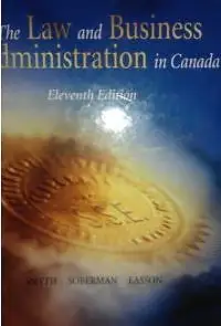 The Law and Business Administration in Canada, View more