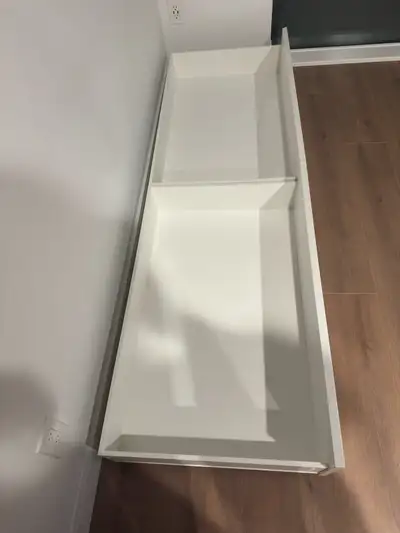 Underbed storage box for high bed, Queen, View more