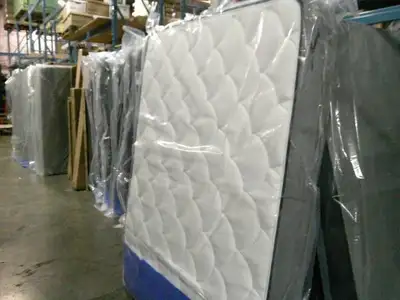 Queen 10 inch pocket coil mattress, MADE IN BC, NEW, in stock, View more