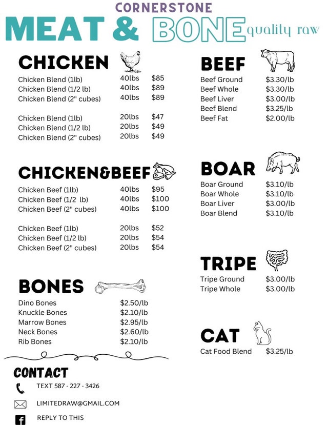 Raw dog food Other Calgary Kijiji