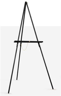 Art / frame black Easel stand