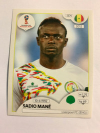 2018 PANINI FIFA WORLD CUP RUSSIA STICKER S. MANE #625 SENEGAL