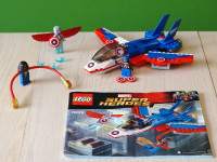 Lego Super Heroes 76076 – Poursuite en avion  Capitaine America