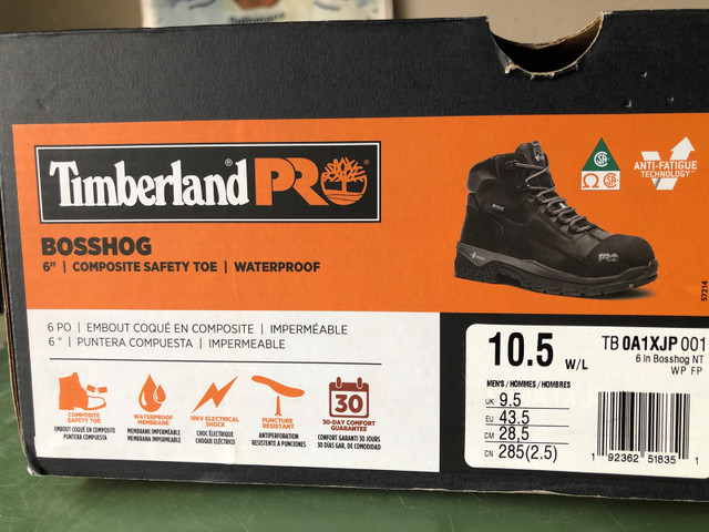 TIMBERLAND PRO size 10.5  dans Chaussures pour hommes  à Ville de Montréal