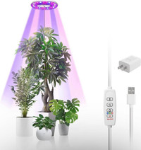 Grow Light,72 LEDs Plant Light Indoor Plants,5000K Full Spectrum