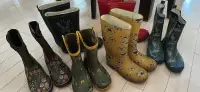 Rain boots for kids - varied sizes