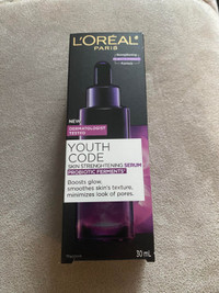 Brand new in box - L'Oreal Youth Code Skin Strengthening Serum