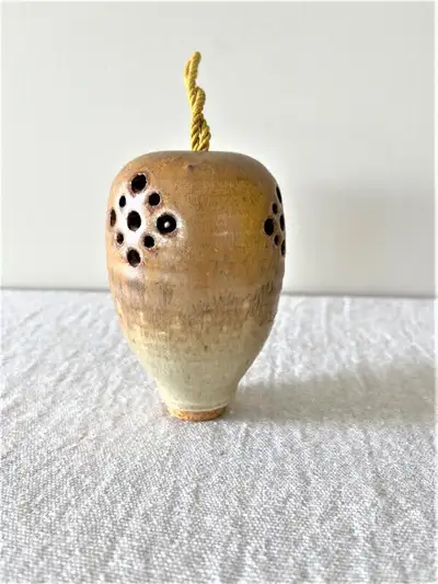 POTPOURRI HANGING STONEWARE DIFFUSER-HANDCRAFTED USED, View more