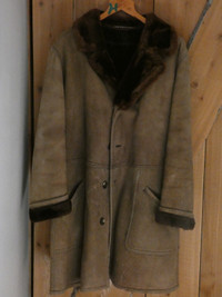 Ledermann Model Man Shearling coat dark brown fur