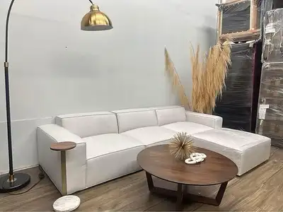 ROVE CONCEPT Ivory Sectional Modular 4-Piece Reversible Couch, View more