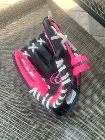 Girls right handed baseball glove, View more