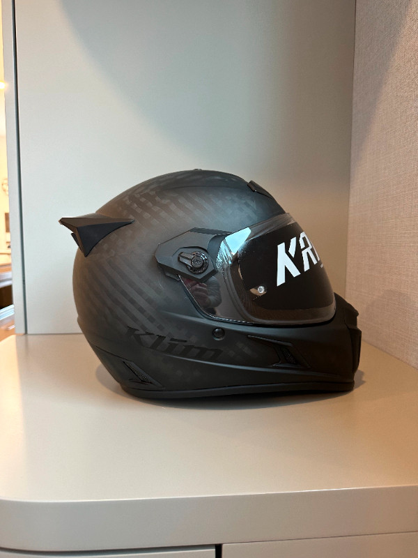 KLIM Krios Pro Helmet ECE/DOT Matte Black in Motorcycle Parts & Accessories in Burnaby/New Westminster - Image 4