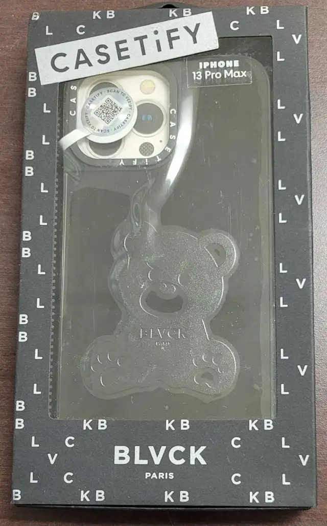 MIRROR CASE FOR 13 PRO MAX, MAGSAFE COMPATIBLE, BLACK EVIL TEDDY in Cell Phone Accessories in Mississauga / Peel Region - Image 2