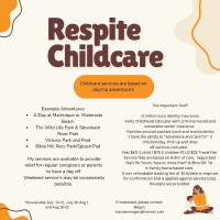 Respite Childcare for Summer Months