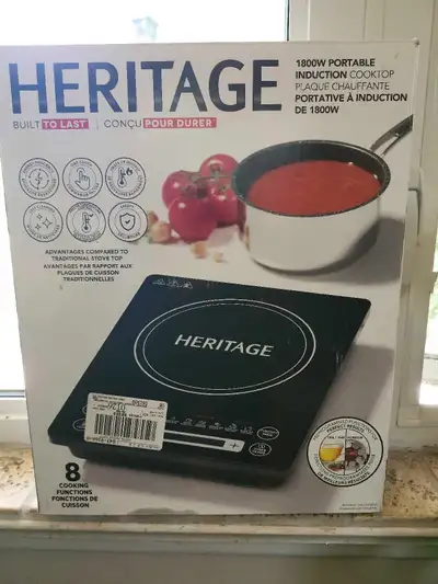 Heritage 1800W Portable Induction Cooktop, View more