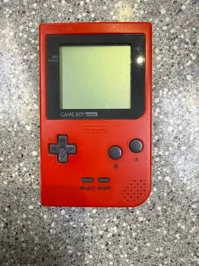 Gameboy Pocket -Red , View more