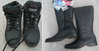 New Black Booties With Thinsulate or Waterproof Leather Boots