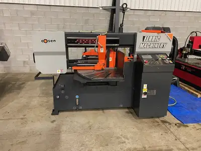 2022 COSEN C510MNC is a fully-automatic horizontal bandsaw, with a scissor style head. Smart NC-100...