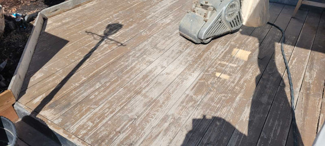 Sanding and refinishing, installing, and decks  in Flooring in Winnipeg