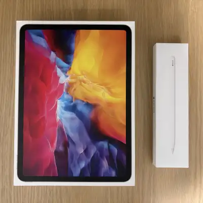 2020 128gb 11” iPad Pro + Apple Pencil, View more