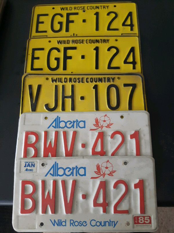 Vintage Vehicle License Plates Sets in Arts & Collectibles in Vernon - Image 3