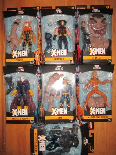 Sugar Man Marvel Legends Sunfire Weapon X Jean Grey Morph X-Man+, View more