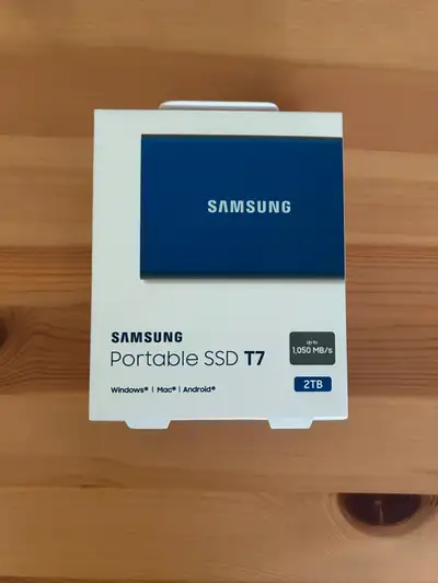SAMSUNG T7 2TB *New* External Solid State Drive (MU-PC2T0H/AM), View more