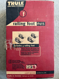 Thule 415 Railing Foot Pack/400xt Aero Foot Pack roof rack