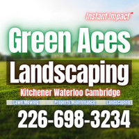 Spring Lansdcaping, aeration, Lawn Mowing,  