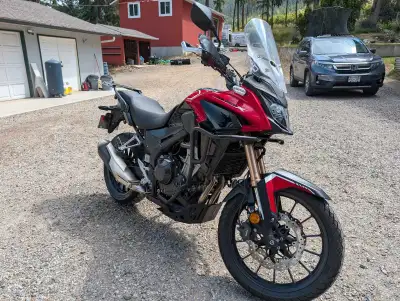 **2023 Honda CB500X ABS (Black/Red) – Upgraded, Garage-Kept, Never Dropped!** Price: $8,500 CAD Loca...