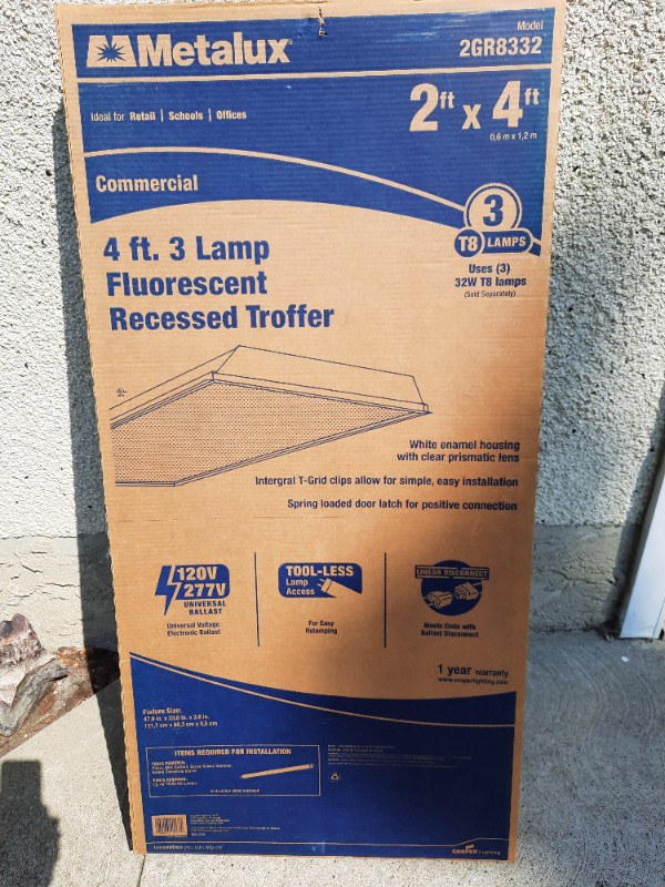 Fluorescent Light Fixture Indoor Lighting & Fans Edmonton Kijiji