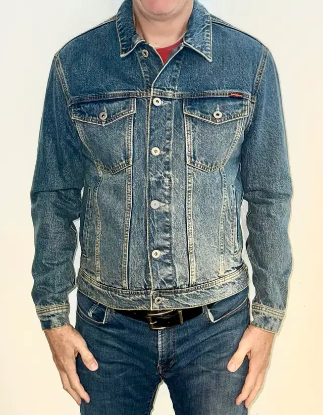 Superdry Highwayman Trucker Denim Jacket - Size L in Men's in City of Toronto - Image 4