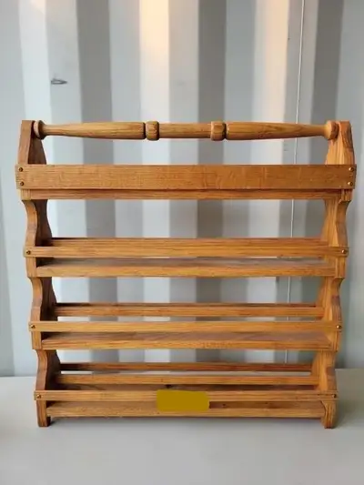 LARGE WOODEN WALL DISPLAY FOR STORING COLLECTIBLES ETC, View more