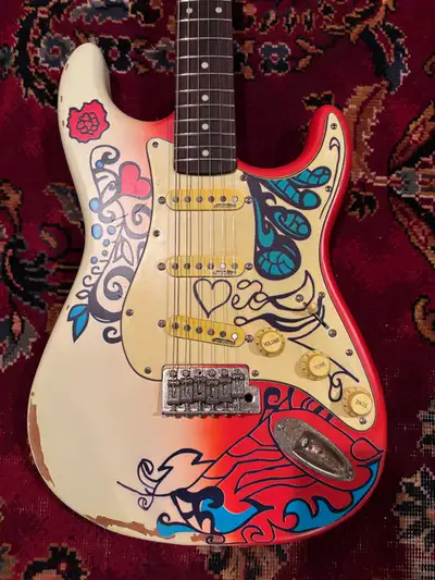 Vintage Brand Summer Of Love Guitar Thomas Blug, View more