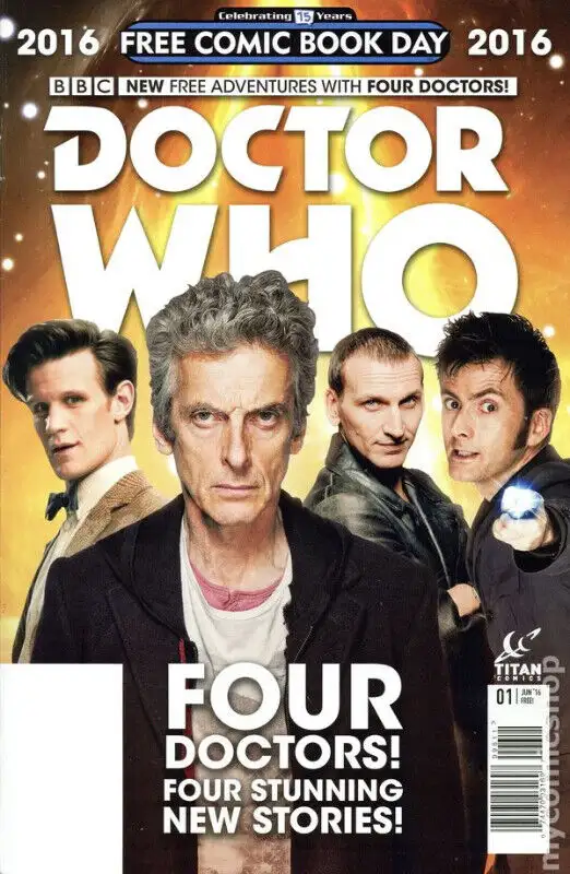 Various Doctor Who items: comics, poster, trading cards in Comics & Graphic Novels in Calgary - Image 3