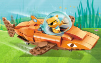 Octonauts Tiger Shark Submarine- 100% compatible with Lego