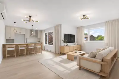 NEW 3-Bedroom | 2 Parking | Internet Included | Near REM ☎️ (514) 500-8686 ✅ Steps from waterfront ,...