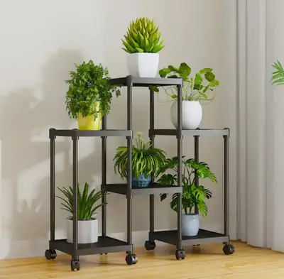 Rolling Plant Stand indoors or outside waterproof, View more