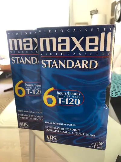 Blank Sealed VHS Tapes (2), View more