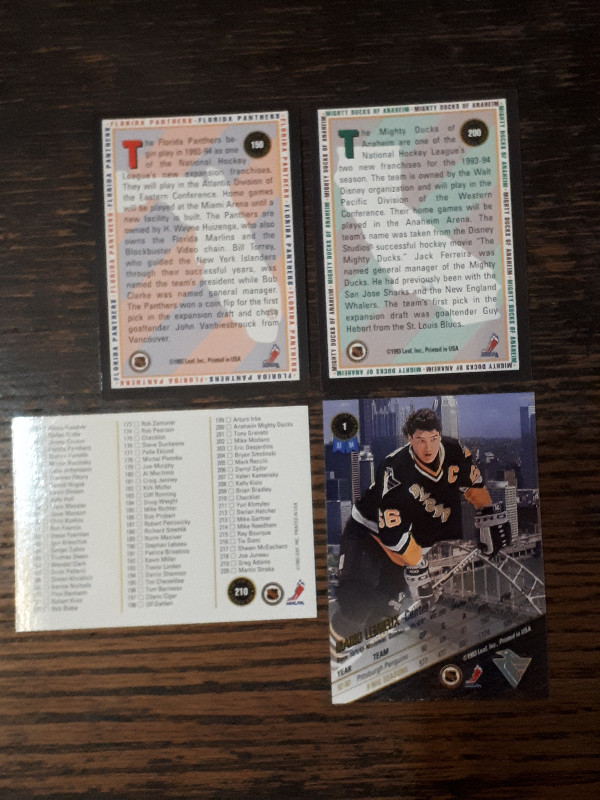 1993-94 Leaf Hockey Series1 Complete Set in Arts & Collectibles in London - Image 2
