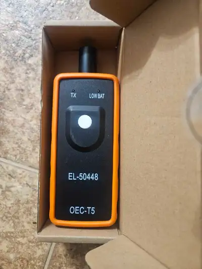 This EL-50448 OEC-T5 TPMS reset tool is designed to reset your car's tire pressure monitoring system...