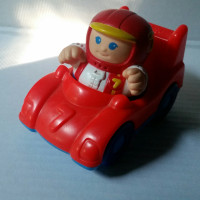 Vintage Playskool Weebles Race Car