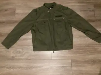 Men's Harley Davidson Green Military Style Jacket, View more