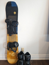 60" Snowboard with Pair of Snowboard Boots