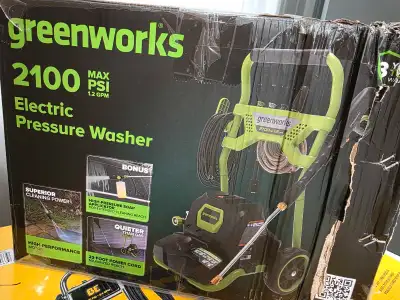 Greenworks Electric Pressure Washer new in box, Voir plus