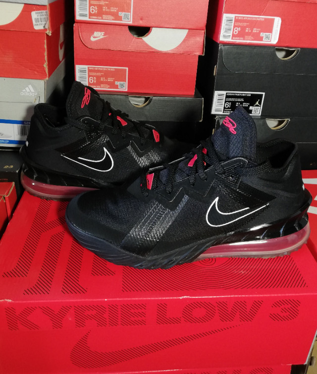 NIKE LEBRON JAMES18 "BRED' MEN'S SZ9.5 MINT CONDITION "USED' in Men's Shoes in Windsor Region - Image 4