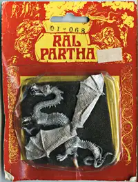 Ral Partha 01-068 v1 1977 NIB Dragon Miniature Vintage Fantasy