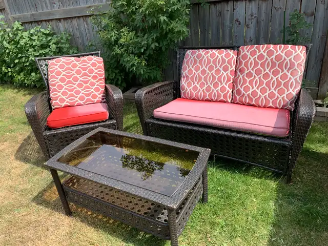Patio wicker set 4 pieces63384461798019121