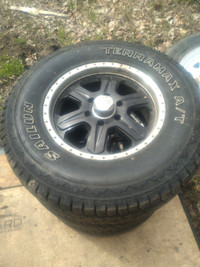 275/70/16 rims and tires six bolt ford