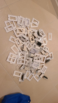 Bag of wallplates, switches & power outlets